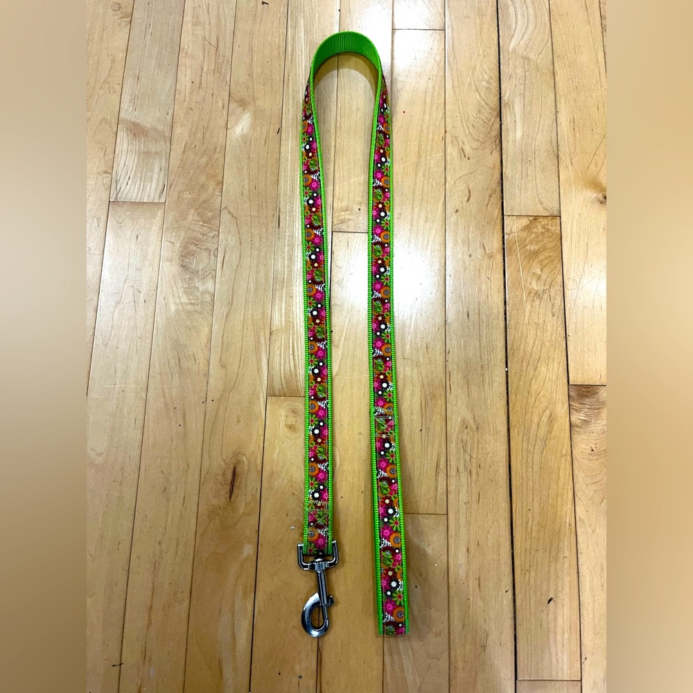 Colorful Floral Dog Leash